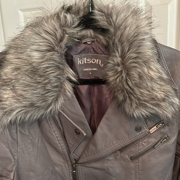 Kitson LA Jacket With Fur - Picture 2 of 6